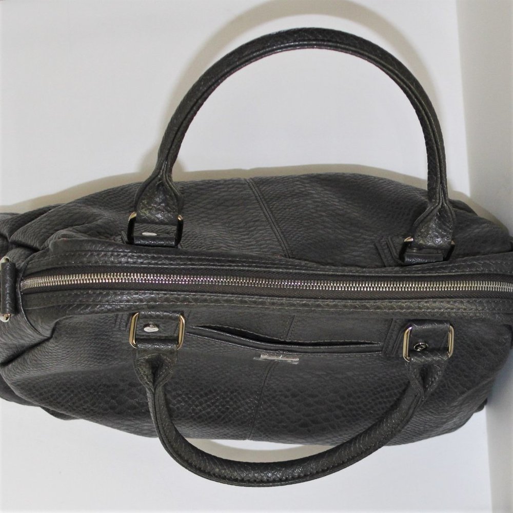 Jewel by Thirty-One NWOT Gray Reptile Embossed PU Satchel - Picture 6 of 10